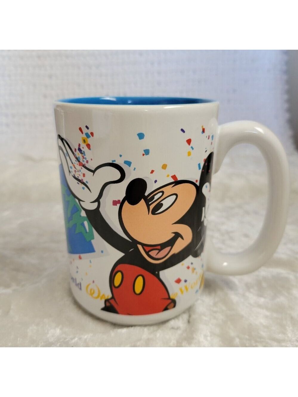 Walt Disney World Mickey Mouse Coffee Tea Mug Cup Made in Thailand RARE EUC